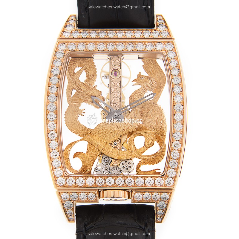 Replica CORUM BRIDGE 113.265.85/0001 DP55R DRAGON & PHOENIX Replica CORUM BRIDGE 113.265.85/0001 DP55R DRAGON & PHOENIX