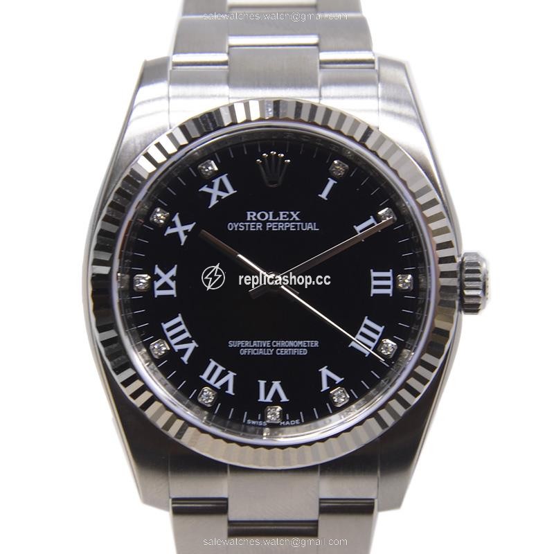 Replica ROLEX OYSTER PERPETUAL 116034BKRN11DIA Replica ROLEX OYSTER PERPETUAL 116034BKRN11DIA