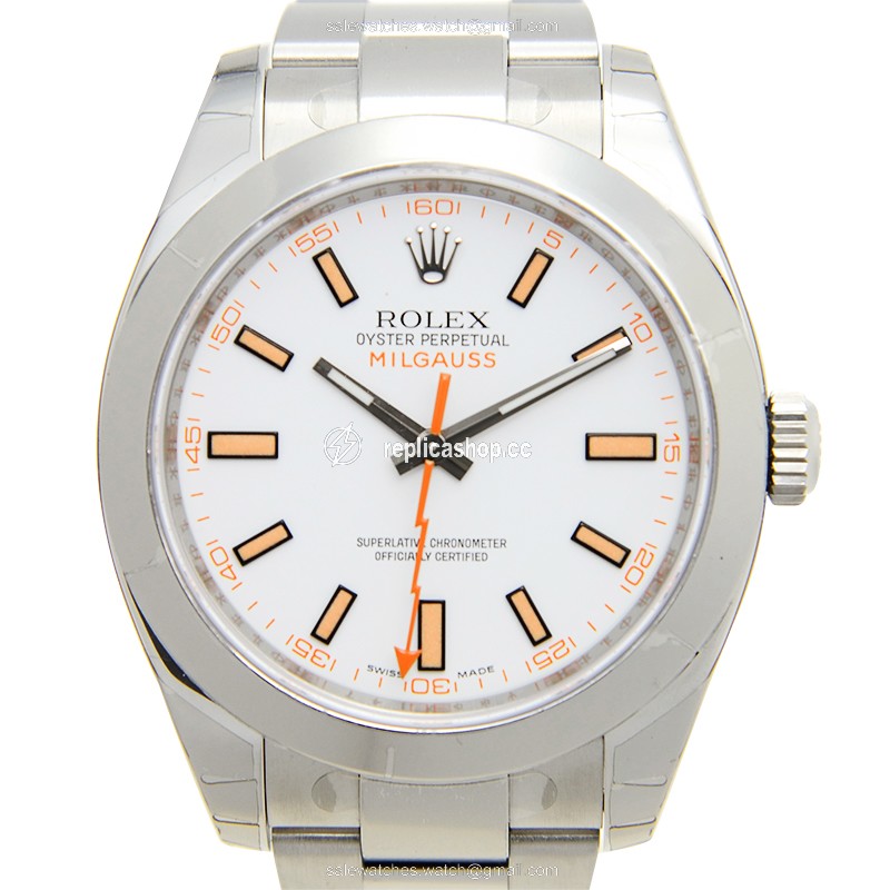 Replica ROLEX MILGAUSS 116400WT Replica ROLEX MILGAUSS 116400WT