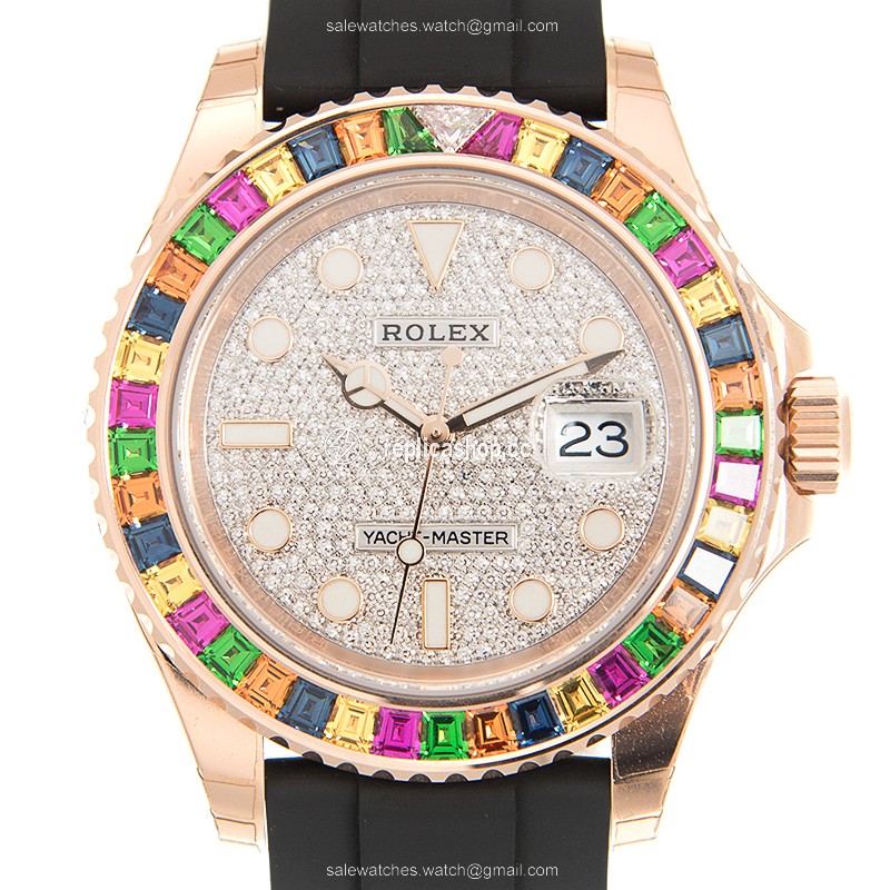 Replica ROLEX YACHT MASTER 116695SATS-0001 RAINBOW ROLEX Replica ROLEX YACHT MASTER 116695SATS-0001 RAINBOW ROLEX