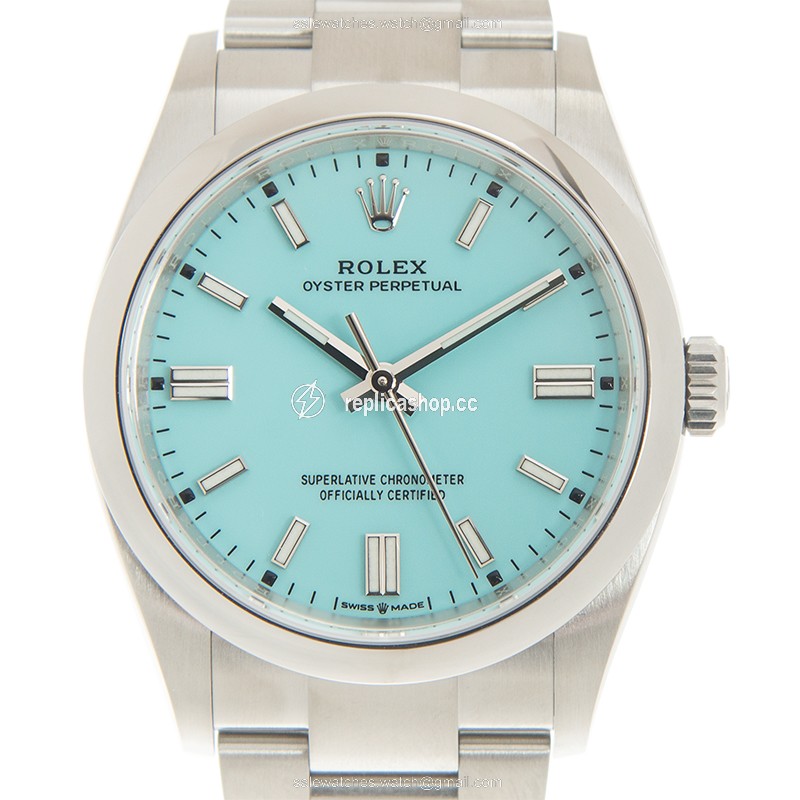 Replica ROLEX OYSTER PERPETUAL 126000-0006 TIFFANY BLUE Replica ROLEX OYSTER PERPETUAL 126000-0006 TIFFANY BLUE
