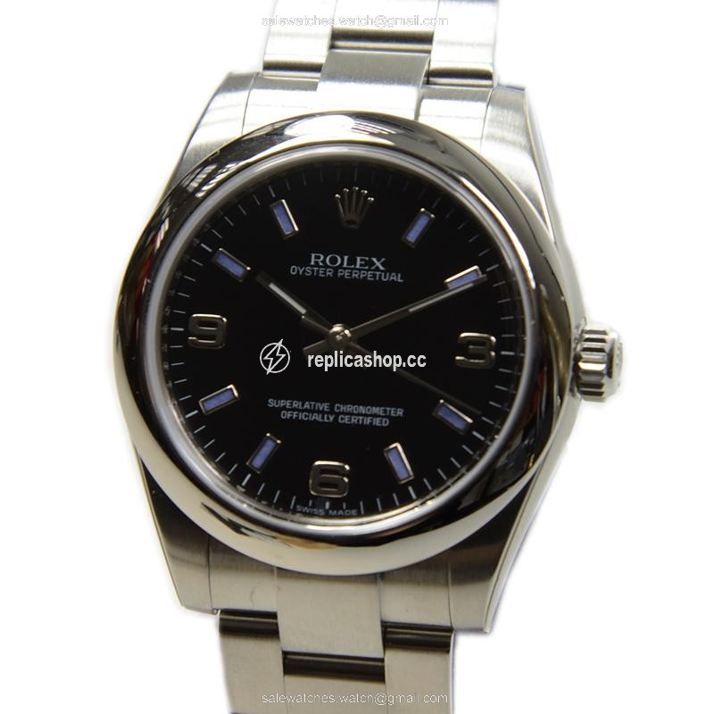 Replica ROLEX OYSTER PERPETUAL 177200BK369BL Replica ROLEX OYSTER PERPETUAL 177200BK369BL