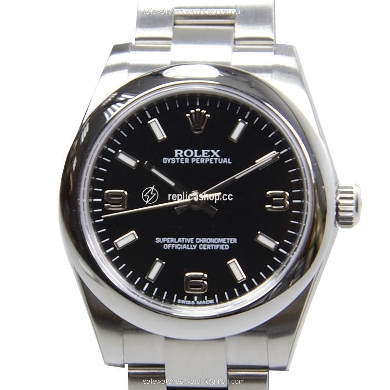 Replica ROLEX OYSTER PERPETUAL 177200BK369WT Replica ROLEX OYSTER PERPETUAL 177200BK369WT