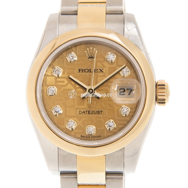 Replica ROLEX LADY DATEJUST 179163GCHJUB_O Replica ROLEX LADY DATEJUST 179163GCHJUB_O