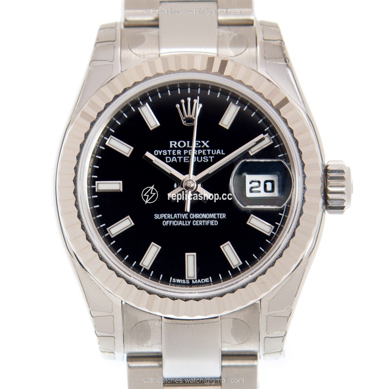 Replica ROLEX LADY DATEJUST 179174BKWTBAR_O Replica ROLEX LADY DATEJUST 179174BKWTBAR_O