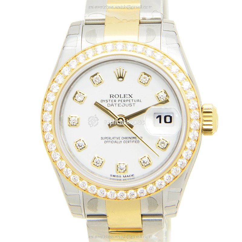 Replica ROLEX LADY DATEJUST 179383GWT Replica ROLEX LADY DATEJUST 179383GWT