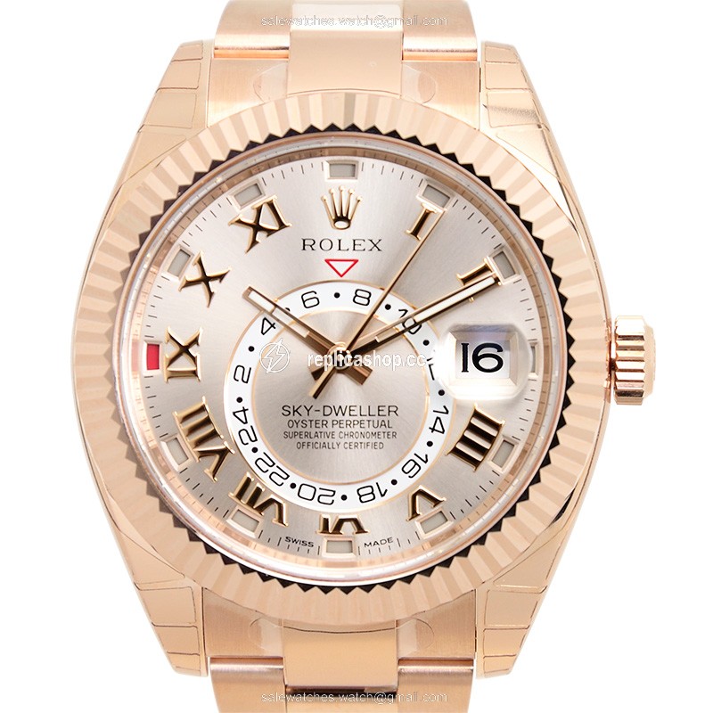 Replica ROLEX SKY-DWELLER 326935PKRNSUNDUST Replica ROLEX SKY-DWELLER 326935PKRNSUNDUST