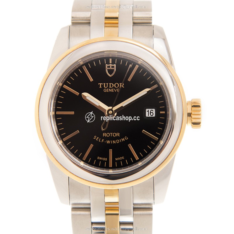 Replica TUDOR GLAMOUR DATE 51003-68013-BK Replica TUDOR GLAMOUR DATE 51003-68013-BK