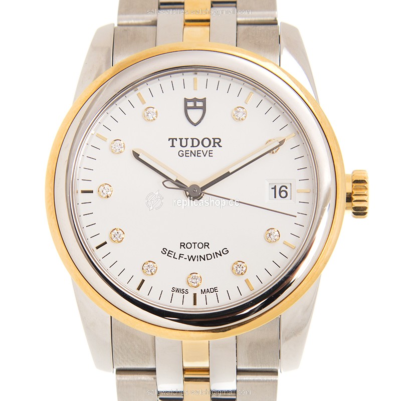 Replica TUDOR GLAMOUR DATE 55003-68053-10DI-IVORY Replica TUDOR GLAMOUR DATE 55003-68053-10DI-IVORY