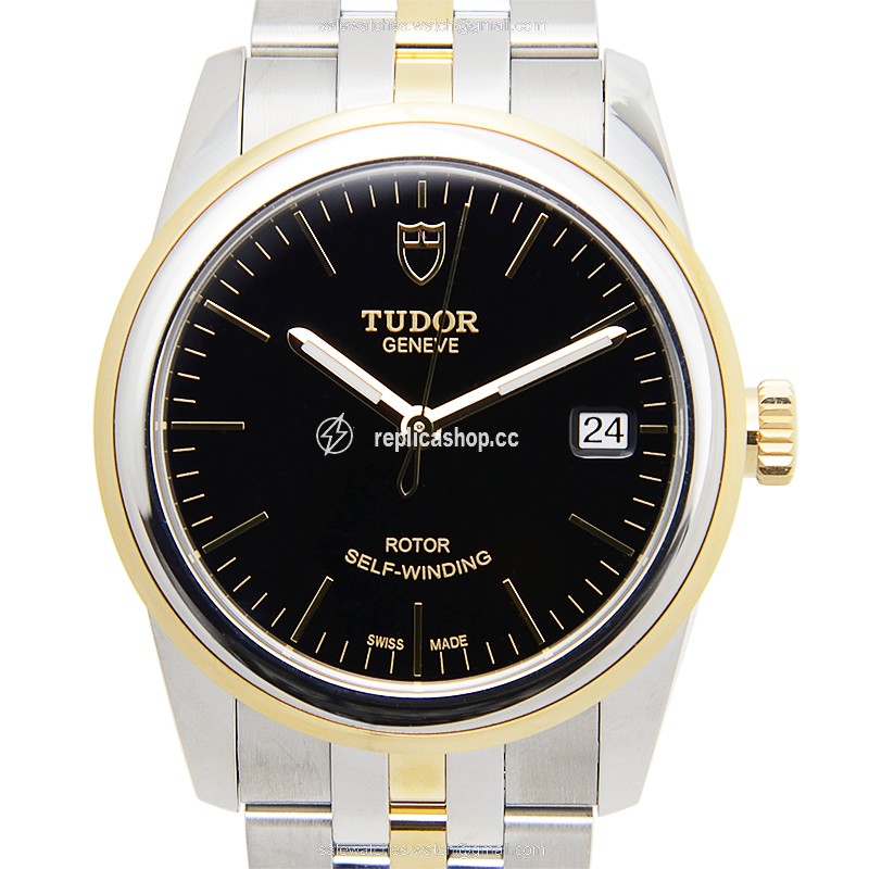 Replica TUDOR GLAMOUR DATE 55003-68053-BK Replica TUDOR GLAMOUR DATE 55003-68053-BK