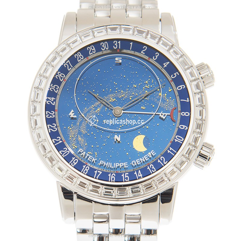 Replica PATEK PHILIPPE CELESTIAL 6104/1G-010 GRAND COMPLICATIONS MOON AGE Replica PATEK PHILIPPE CELESTIAL 6104/1G-010 GRAND COMPLICATIONS MOON AGE