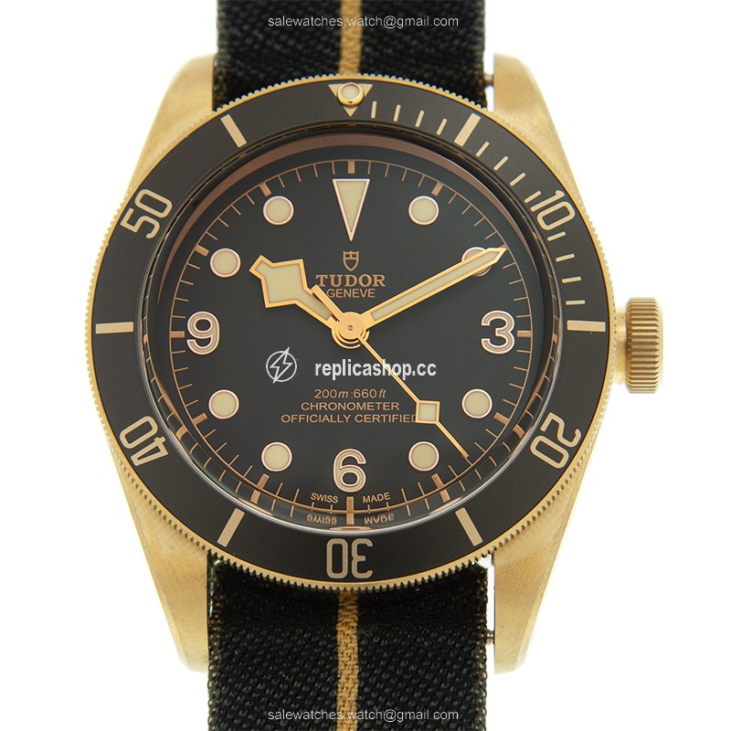 Replica TUDOR BLACK BAY BRONZE 79250BA-CANVAS STRAP Replica TUDOR BLACK BAY BRONZE 79250BA-CANVAS STRAP