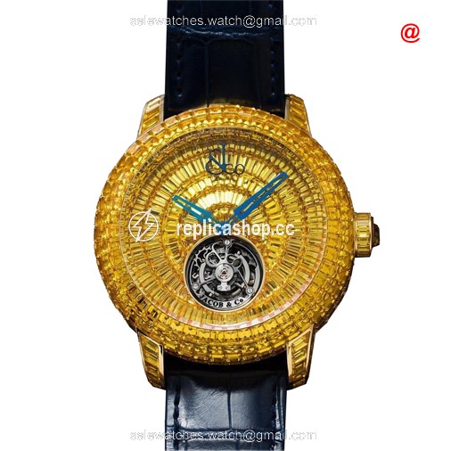 Replica JACOB & CO CAVIAR TOURBILLON CV201.50.YD.UA.AFL4D Replica JACOB & CO CAVIAR TOURBILLON CV201.50.YD.UA.AFL4D