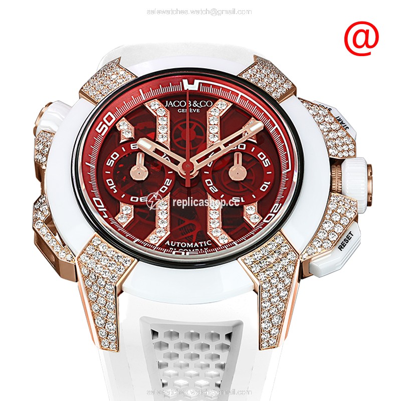 Replica JACOB & CO EPIC X CHRONO EC412.42.RW.RR.F Replica JACOB & CO EPIC X CHRONO EC412.42.RW.RR.F