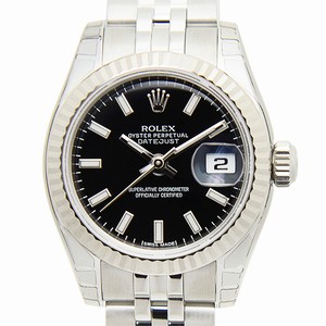 Replica ROLEX LADY DATEJUST 179174BKWTBAR
