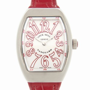 Replica FRANCK MULLER VANGUARD V 32 QZ (AC.RG) - WHITE