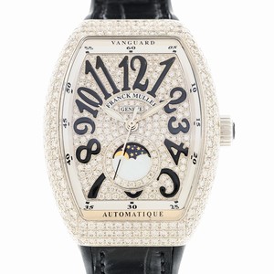 Replica FRANCK MULLER LADIES COLLECTION V 32 SC AT FO L D CD (AC.NR) -BLACK STRAP